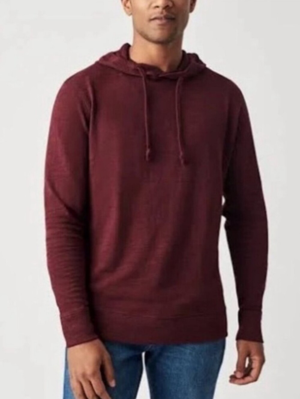Faherty | Sunwashed Organic Hoodie | Vineyard Wine - Picture 1 of 6